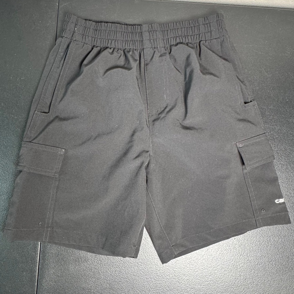 Carhartt Boys Black Force Performance Athletic Shorts BS8332-B Size M 8/10